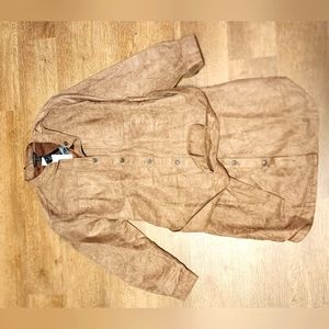 Banana Republic button up tye dress